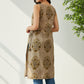 Side-Slit Cotton Kurta -Organic Brown