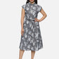 Light Grey White Denim Dress