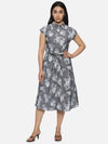 Light Grey White Denim Dress