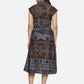 Grey Printed Denim Dress