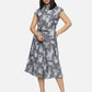 Light Grey White Denim Dress