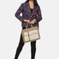 Blue Cotton Cambric Blazer: Casual Printed Elegance with Tailored Fit