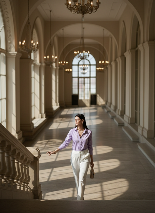 THE FLIPBACK REBEL EDIT -Structured in front. Story at the back - Lilac Drift