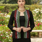 Tribal Border Handwoven South Cotton Open-Front Blazer -ekha Edit Bold Vibes.