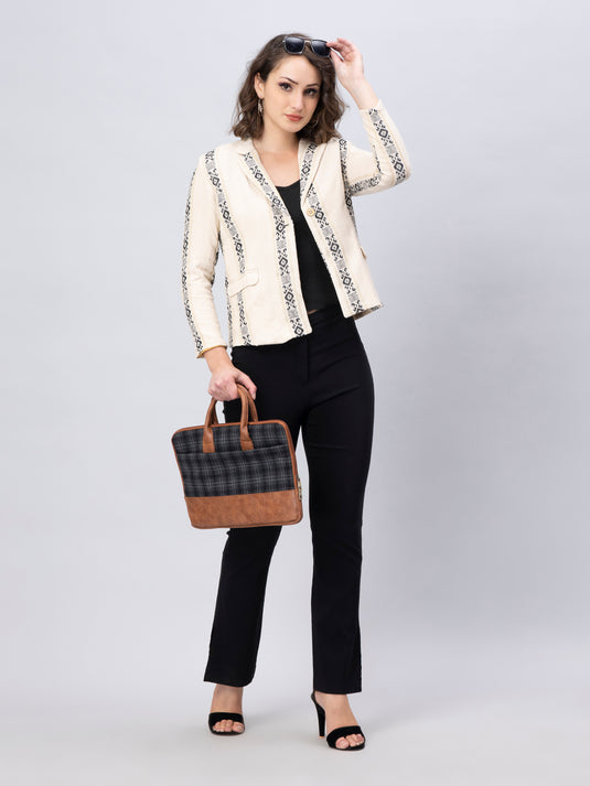 Jute blazer best sale