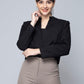 Black Crop Blazer: Casual Sophistication with a Modern Twist