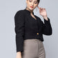Black Crop Blazer: Casual Sophistication with a Modern Twist