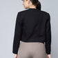 Black Crop Blazer: Casual Sophistication with a Modern Twist
