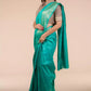 A beautiful lady in Sea green In Tussar by Munga Saree, a office wear for women