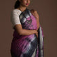 Aesthetically pleasing picture of a lady in Shibori In Cotton Viscose Saree, womens workwear