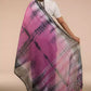 This is view from back of Shibori In Cotton Viscose Saree, formal office wear for women